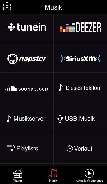 Music tab
